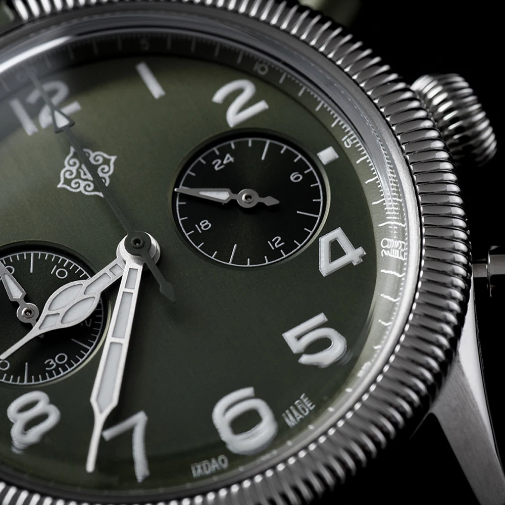 IXDAO 2026 New Pilot 39mm VK64 - Chronograph Flyback Watch 评论和价格