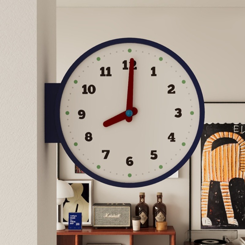 Double Sided Wall Clock Corner - Luxury Watch House 评论和价格