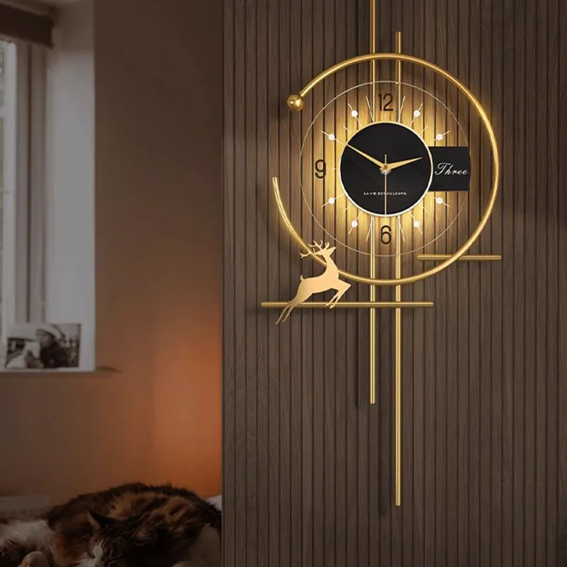 Popular Dining Room Wall Clock - Luxury Watch Wall Clock 评论和价格