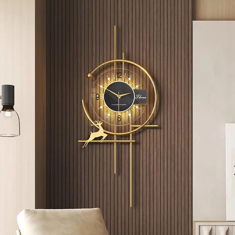 Popular Dining Room Wall Clock - Luxury Watch Wall Clock 评论和价格