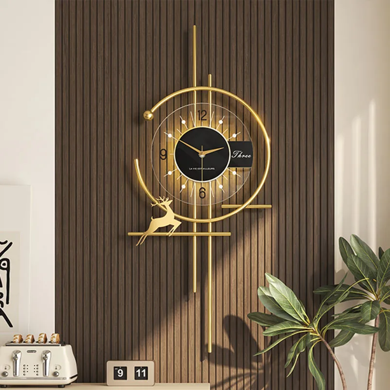 Popular Dining Room Wall Clock - Luxury Watch Wall Clock 评论和价格