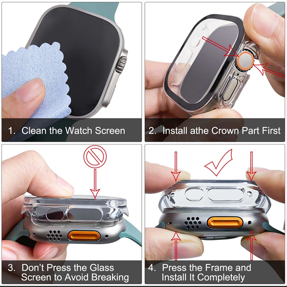 Glass+case For Apple Watch Ult - Luxury Watch Apple 评论和价格